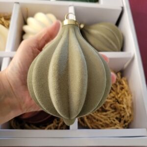 Threshold Green Velvet Ornament